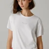 T-shirt com logótipo Strass T-shirt com logótipo Strass
