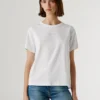 T-shirt com logótipo Strass T-shirt com logótipo Strass