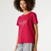 T-shirt com logótipo Strass T-shirt com logótipo Strass