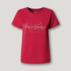 T-shirt com logótipo Strass T-shirt com logótipo Strass