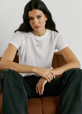 T-shirt com logótipo W11 bordado