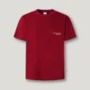 T-shirt de corte descontraído com bolso à frente
