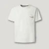 T-shirt de corte descontraído com bolso à frente