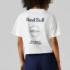 T-shirt de corte largo com estampado nas costas