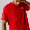 T-shirt de corte largo com estampado nas costas T-shirt de corte largo com estampado nas costas