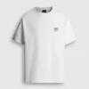 T-shirt de corte largo com estampado nas costas T-shirt de corte largo com estampado nas costas