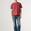 T-shirt de corte regular com bolso à frente