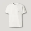T-shirt de corte regular com bolso à frente