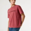 T-shirt de corte regular com logótipo bordado T-shirt de corte regular com logótipo bordado