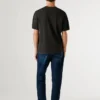 T-shirt de corte regular com logótipo bordado T-shirt de corte regular com logótipo bordado