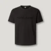 T-shirt de corte regular com logótipo bordado T-shirt de corte regular com logótipo bordado