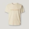 T-shirt de corte regular com logótipo bordado T-shirt de corte regular com logótipo bordado