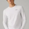 T-shirt de manga comprida com corte justo T-shirt de manga comprida com corte justo