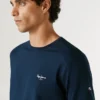 T-shirt de manga comprida com corte justo T-shirt de manga comprida com corte justo