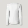 T-shirt de manga comprida com corte justo T-shirt de manga comprida com corte justo