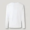 T-shirt de manga comprida com corte justo T-shirt de manga comprida com corte justo