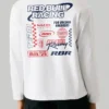 T-shirt de manga comprida com logótipo estampado T-shirt de manga comprida com logótipo estampado