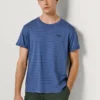 T-shirt às riscas de corte regular T-shirt às riscas de corte regular