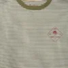 T-shirt às riscas de corte regular T-shirt às riscas de corte regular