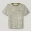 T-shirt às riscas de corte regular T-shirt às riscas de corte regular