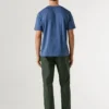 T-shirt às riscas de corte regular T-shirt às riscas de corte regular