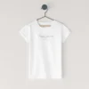 T-shirt Slim Fit com logótipo brilhante