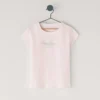 T-shirt Slim Fit com logótipo brilhante