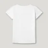 T-shirt Slim Fit com logótipo brilhante