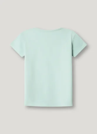 T-shirt Slim Fit com logótipo brilhante