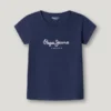 T-shirt Slim Fit com logótipo brilhante