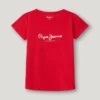 T-shirt Slim Fit com logótipo brilhante