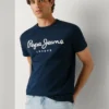 T-shirt Slim Fit com logótipo estampado
