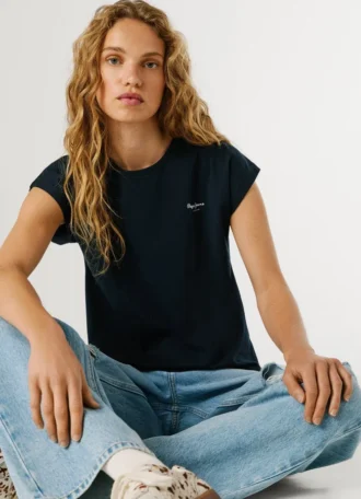 T-shirt Slim Fit com logótipo estampado