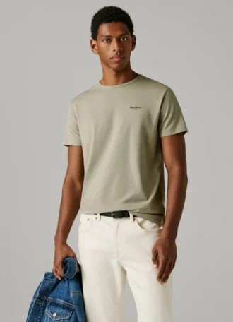 T-shirt Slim Fit com logótipo estampado