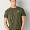 T-shirt Slim Fit com logótipo estampado