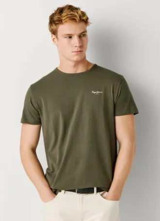 T-shirt Slim Fit com logótipo estampado