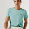 T-shirt Slim Fit com logótipo estampado