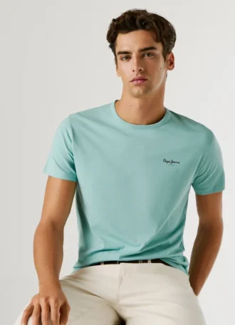 T-shirt Slim Fit com logótipo estampado