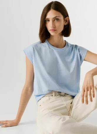 T-shirt Slim Fit com logótipo estampado