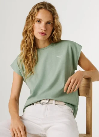 T-shirt Slim Fit com logótipo estampado