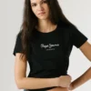 T-shirt Slim Fit com logótipo estampado T-shirt Slim Fit com logótipo estampado