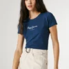 T-shirt Slim Fit com logótipo estampado T-shirt Slim Fit com logótipo estampado
