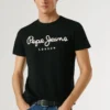T-shirt Slim Fit com logótipo estampado