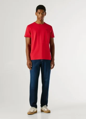 T-shirt Slim Fit com logótipo estampado
