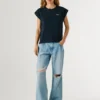 T-shirt Slim Fit com logótipo estampado T-shirt Slim Fit com logótipo estampado