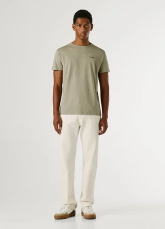 T-shirt Slim Fit com logótipo estampado