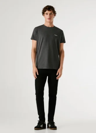 T-shirt Slim Fit com logótipo estampado