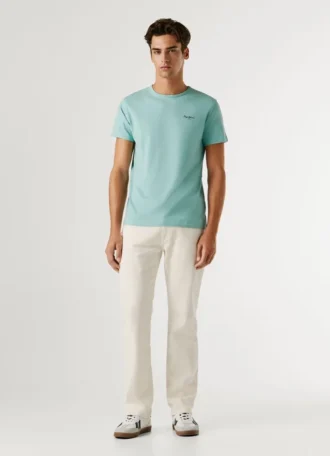 T-shirt Slim Fit com logótipo estampado