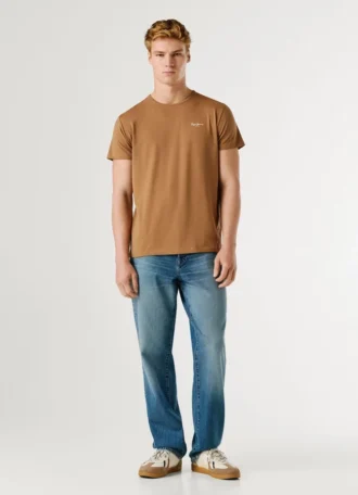 T-shirt Slim Fit com logótipo estampado
