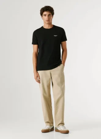 T-shirt Slim Fit com logótipo estampado